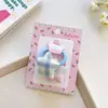 Elástico de cabelo infantil presilha de cabelo laço xadrez de tecido doce não machuca o cabelo elástico de cabelo presilha lateral doce adorno de cabeça estilo coreano