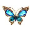 Comércio Exterior Europeu e Americano Luxo Leve Indústria Pesada Broche Borboleta com Strass Acessórios para Blazer Feminino Broche Inseto