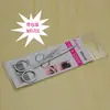 Venta al por mayor de fábrica tijeras para cejas de acero inoxidable codo corte de hilo tijeras para vello nasal tijeras de sastre herramientas de belleza Yangjiang
