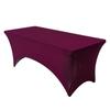 Capa de Mesa Elástica 1.37m 1.83m Exportação Capa de Mesa para Cocktail Capa de Mesa Retangular para Conferência Casamento Banquete Toalha de Mesa Elástica