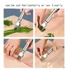 Picador de Cebolleta, Rebanador de Cebolleta Verde, Cuchillo para Cortar Calamar en Flor, Herramienta Ralladora y Fabricador de Tiras de Jengibre y Cebolleta - Set de Gadgets de Cocina Multiusos