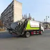 Camión Compactador de Basura Cuadrado Dongfeng de 9 Metros con Carrocería de Acero de Alta Resistencia, Robusto y Duradero, con un Compartimento Trasero Doble Basculante