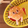 Nova boneca de hambúrguer bonito pingente broche menina mochila todos- combinar pingente de jóias estudante broche decorativo atacado