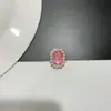 Rectangular Rounded Rhinestone Flower Plate Diamond Buckle Bag Hair Accessories DIY Handmade Jewelry Accessories Materials