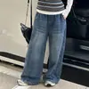Camiseta Rayada para Niñas Transfronteriza Falsa de Dos Piezas Capa Base 2026 Nuevo Otoño Puro Algodón Mediana y Grande Infantil Manga Larga Superior de Moda