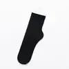 Calcetines de hielo para mujer, calcetines de verano finos de felpa negra para mujer, color rojo neto, calcetines de longitud media, medias blancas de color liso para verano