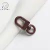 Fivela de mini porta rotativa colorida fofa de liga, joias DIY, enfeites de bolsa, acessórios de contas, componentes de chaveiro, atacado