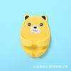 Oso Baobao de Dibujos Animados Gancho de Enchufe Libre Gancho Fijo Colgante de Pared de Cocina Estante de Almacenamiento de Cables Fuerte sin Rastro