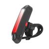 Luz Trasera de Bicicleta Cob para Exteriores Montaña Led Advertencia Mochila Escolar Carga USB Destacada Luz Trasera Roja y Azul para Bicicleta Paseo Nocturno