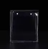 Saco de embalagem transparente de PVC para roupas, edredons, roupas íntimas, saco de botão transparente de PVC, conjunto de 4 peças de embalagem para têxteis domésticos com logotipo impresso