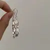 Pendientes de Flor de Lazo Estilo Coreano con Circonita para Mujer, Dulces, de Alta Gama, Elegantes y de Diseño, Pendientes de Lujo de Nicho Accesible