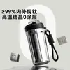 Feita em Tóquio, Japão, Caneca de Café Saudável de Titânio [Titânio Puro por Dentro e por Fora] Boca Dupla para Beber Portátil Presente de Alto Padrão Copo de Água