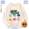 Roupa para meninos e meninas, suéter Blox Fruits, caixa de frutas do Diabo, periférico de jogo ROBLOX