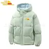 Chaqueta de Algodón con Capucha Casual de Moda para Parejas, Abrigo de Algodón Grueso Cálido Holgado Unisex