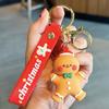 2024 Novo Papai Noel Presente de Natal Chaveiro Feminino Requintado Mochila Escolar Pingente Chaveiro Bugigangas