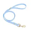 Set de Collar y Correa para Gato y Perro de Color Sólido de PVC, Set de Dos Piezas Impermeable y Resistente a la Suciedad para Mascotas, Personalizable desde la Fábrica de Origen