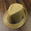 Sombrero de paja Fedora para hombres mujeres sombrero de viaje para la playa protección solar sombrero británico sombrero formal para niños padre-hijo ala enrollada sombrero hueco fresco