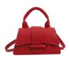 Fresco textura doce moda pequeno saco quadrado saco das mulheres costura cor sólida saco casual saco estilo ocidental crossbody bolsa