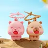 Chaveiro Criativo de Capivara com Língua para Alívio de Estresse Pingente para Bolsa de Casal Chaveiro de Carro Pequeno Presente Atacado
