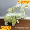 Adornos de Elefante de Jade, Artesanías Talladas a Mano de Jade Natural, Venta al por Mayor desde el Fabricante, Decoraciones para el Hogar, Artesanías, Regalos de Inauguración