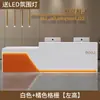 Balcão de Recepção Pintado Moderno Minimalista Balcão de Instituição de Treinamento Loja de Chá com Leite Loja de Roupas Salão de Beleza Balcão de Caixa