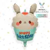 Mecrla Nova Decoração de Festa de Aniversário Balões de Folha de Alumínio Casquinha de Sorvete Cupcake