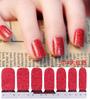 Ouro brilhante e prata rosa brilhante adesivos de unhas adesivos de proteção ambiental decalques de unhas Filme de esmalte brilhante rosa adesivos completos