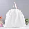 Bolsa de Mão de Plástico Fosco com Cordão Personalizado para Armazenamento e Embalagem Eva Cordão Aba Bolso com Aba Calças Roupas Sacola de Compras para Presente