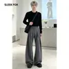 Pantalones de Traje Casual de Alta Gama con Caída Estilo Hong Kong para Hombre Otoño 2026 Versátiles Pierna Larga Rectos Modernos