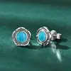 Aretes de Diamante Amarillo Diamante de Alto Carbono [Liquidación Envío Gratis] Sencillos Ins Cuadrado de Princesa 6*6mm Aretes Corte Flor de Hielo Plata S925