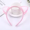 Diadema de orejas de peluche de dibujos animados linda linda linda coreana tocado pasador joyería para mujer multicolor al por mayor