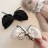 Pinza Banana con Lazo de Orejas de Conejo de Lunares Estilo Coreano Nuevo Clip para Cola de Caballo Accesorios para el Cabello Pinza con Sensación de Alta Gama Clip Vertical Accesorios para el Cabello