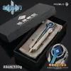 Faca Polaris Shuojie Delta 28cm, modelo de brinquedo em liga metálica retrátil bidirecional finamente trabalhado, peça de exibição colecionável