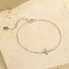 Pulsera de Cruz de Plata de Ley S925 con Diseño de Burbujas Completamente Diamantadas bajo el Árbol Banyan, Chapada en Oro de 14K, Joyería Versátil y Elegante Estilo Ins para Mujeres