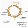 Pulsera de acero de titanio de corte transfronterizo europeo y americano directo de fábrica colgante de diamante de amor personalidad pulsera de acero inoxidable