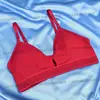 Nueva camisola sexy strapless para mujer fruncida hueca hermoso soporte de espalda capa base deportiva color sólido top sin mangas ropa interior banda de sujetador bandeau