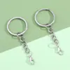 Llavero con Cadena, Anillo Único Cierre de Langosta, Colgante de Llave, Múltiples Tamaños, Conector DIY Hecho a Mano para Bolsa y Muñeca