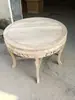 Mesa Redonda de Comedor de Madera Maciza China Madera de Olmo Rugosa Vieja Blanca Mesa de Comedor Estilo Antiguo de Restaurante Hotel Apartamento Pequeño Blanco en Blanco Blanco en Blanco