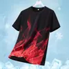 Nova camiseta de verão com gola redonda e manga curta para homens, top casual respirável de meia manga, camiseta colorida respirável para homens jovens e de meia-idade