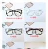 Celebridad de Internet TR90 Moda Anti-luz Azul Combinan con Todo Montura Cómoda Gafas Transfronterizas Sencillas Cara Lisa Atmosféricas Naturales 30253