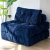 Sofá perezoso, sofá cama de sala de estar para una persona, sofá cama plegable, colchoneta de tatami para ocio, cómodo para relajarse, cama para perro de tamaño humano, sofá comprimido