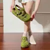 Sandalias Tejidas de Punta Cerrada con Suela Gruesa que Aumentan la Altura Interior para Mujer, Adecuadas para Uso en Exteriores, Nuevos Zapatos Romanos Huecos Transpirables Primavera/Verano 2026
