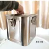 Contenedor para Comida de Perro 20 Tamaño Grande Capacidad Pequeña Cubo Sellado a Prueba de Humedad 20 Jin 30 Contenedor para Comida de Gato Contenedor para Almacenamiento de Comida para Mascotas Caja Cuadrada