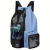 Bolsa de Natación Popular Transfronteriza Mochila de Malla con Cordón con Bolsa Húmeda Mochila de Playa para Exteriores Vadeo Gimnasio