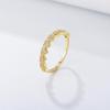Anel de Zircônia em Prata de Lei S925 em Forma de Coração Ins Moderno Simples Retrô Sofisticado Luxo Acessível Elegante Popular Anel de Dedo Indicador