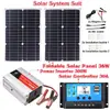 Painel solar 36W sistema de armazenamento de energia terno inversor 300W400W500W600W controlador