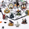 Amazon Decoração de Festa de Halloween Etiquetas Festival Fantasma Terror Túmulo Caveira Enfeites Pendurados Etiquetas de Presente