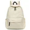 Mochila Estilo Japonês para Estudantes Universitárias, Versão Coreana, Grande Capacidade, Mochila Simples de Cor Sólida, Adequada para Meninos do Ensino Fundamental e Médio