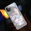 Adecuado para Funda de Teléfono Luminosa Star Dew Apple 16/Huawei/Xiaomi/Samsung/Vivo/Oppo Estilo Ins Conejo