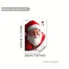 2025 sobre Navidad Pegatina Electrostática sobre Afc8777 Pegatina de Papá Noel Es Extraíble y Se Puede Enviar a Través de Fronteras